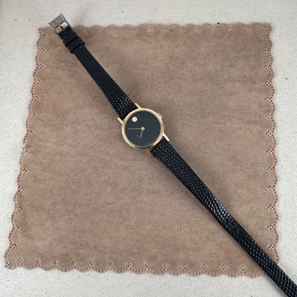 Vintage Zenith Movado Swiss Watch 1950's Stainless Steel Case has Gold Plating - Picture 6 of 11